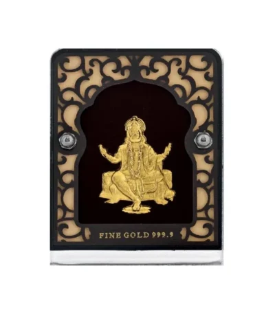 24K Gold Plated Lord Hanuman Frame