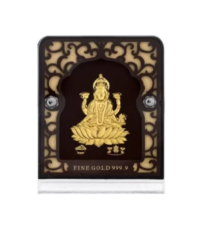 24K Gold Plated Maa Laxmi Frame