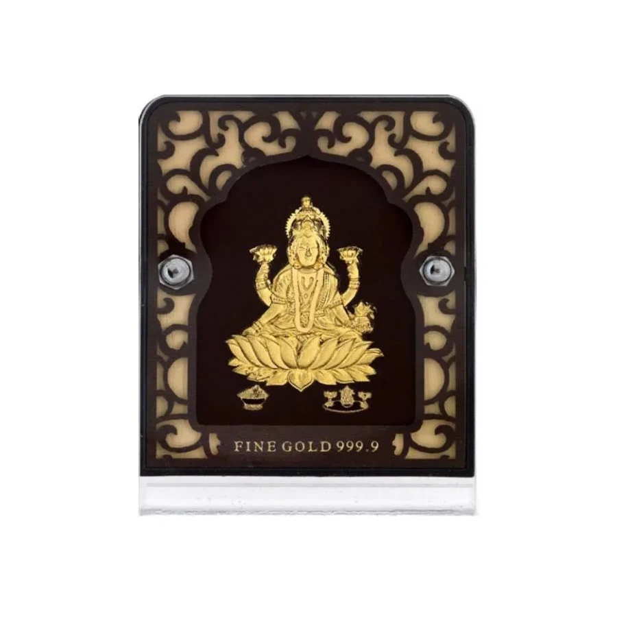 24K Gold Plated Maa Laxmi Frame
