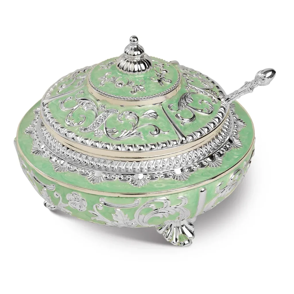Enamel Sugar Pot