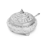 Enamel Sugar Pot White