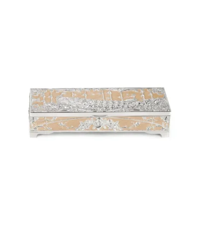 Peacock Dry Fruit Box 2 in 1 Peach