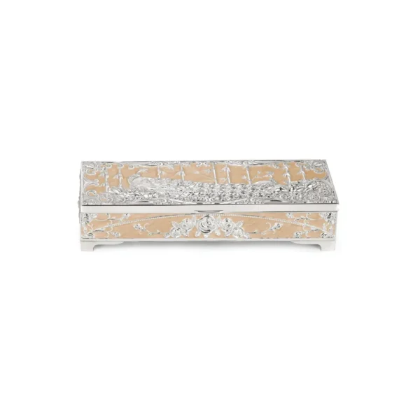 Peacock Dry Fruit Box 2 in 1 Peach